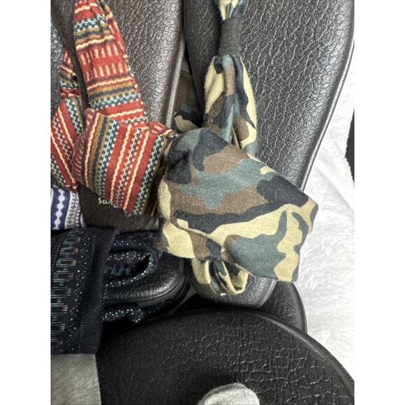 Lot of 5 Sanuk Bundle size 8 YOGA Mat SLING T-strap Flip-Flops Thong Sandal EUC - Picture 5 of 7